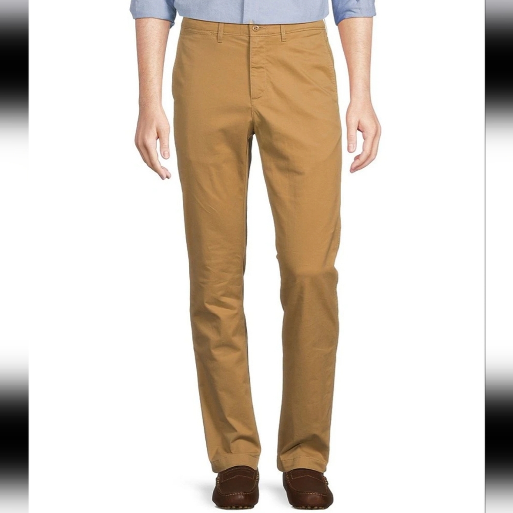 Daniel Cremieux Tan Chinos Classic Straight-Leg